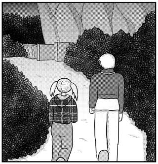 ガノとクレナ後ろ姿