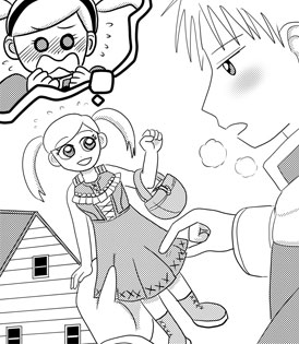 人形クレナとガノ