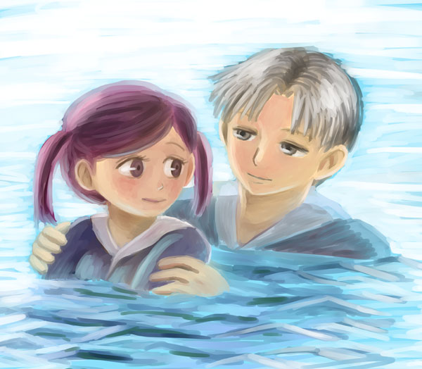 水泳のレッスン