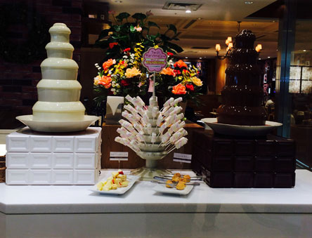 チョコレートファウンテン