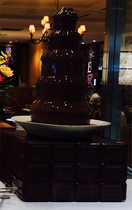 チョコレートファウンテン